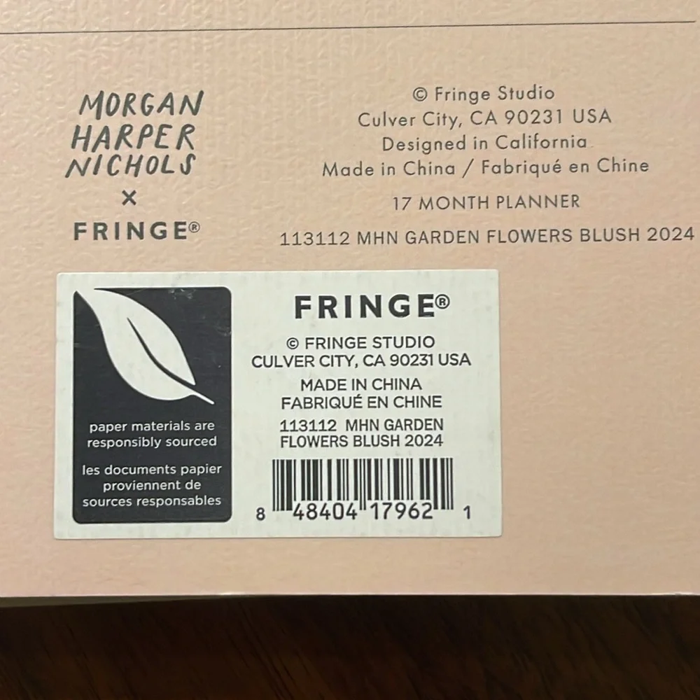 NEW FRINGE 2024 AGENDA AND PLANNER - LET JOY IN AGAIN AND AGAIN!